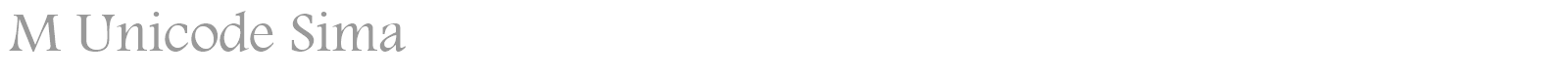 M Unicode Dawlat font preview